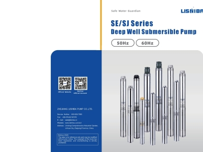 SE/SJ Series Deep Well Submersible Pump | 50Hz、60Hz
